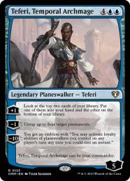 【CMM】【ENG】【Foil】《時間の大魔道士、テフェリー/Teferi, Temporal Archmage》