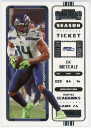 2022 Panini Contenders #89 D.K. Metcalf