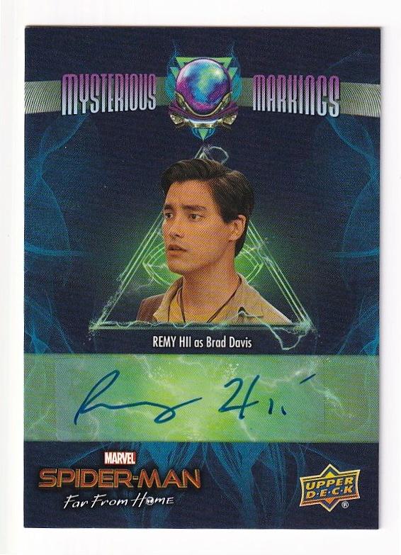 ミントモール Mint 新宿店 19 Upper Deck Spider Man Far From Home Mysterious Markings Autograph Remy Hii As Brad Davis ミントモール Mint 新宿店 19 Upper Deck Spider Man Far From Home Mysterious Markings Autograph Remy Hii As Brad Davis
