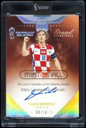 2022 Panini Eminence World Cup GS-LMO Luka Modric Grand Signatures【09/10】 Croatia National Team