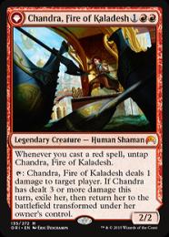 【ORI】【ENG】【Foil】《カラデシュの火、チャンドラ/Chandra, Fire of Kaladesh》プレリリース