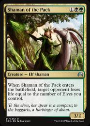 【ORI】【ENG】《群れのシャーマン/Shaman of the Pack》