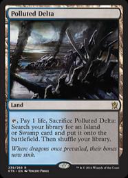 マジック：ザ・ギャザリング - MTG 汚染された三角州　polluted delta サインド ミントモール / MINT GAMES MTG(東日本橋) / 【KTK】【ENG