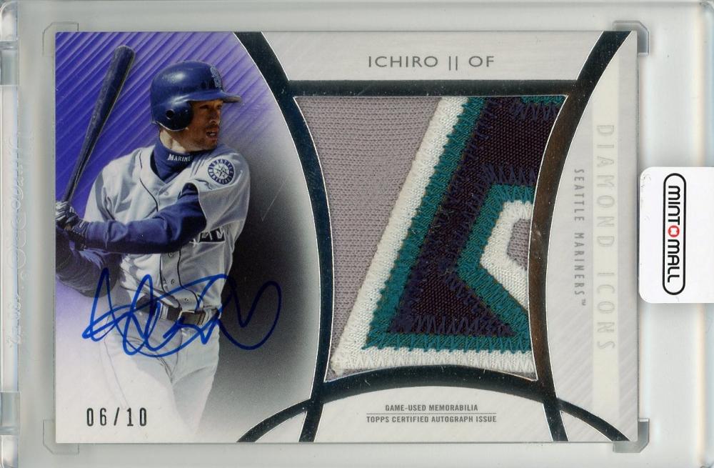 topps diamond icons Ichiro イチロー サイン