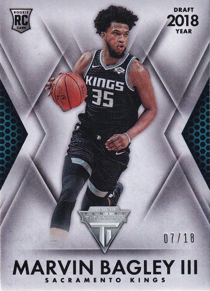 ミントモール Mint 浦和店 18 19 Panini Chronicles Sacramento Kings Marvin Bagley Iii Base Titanium Draft Position Rookies Draft Year パラレル版 07 18