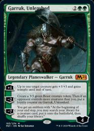 【M21】【ENG】【Foil】《解き放たれた者、ガラク/Garruk, Unleashed》