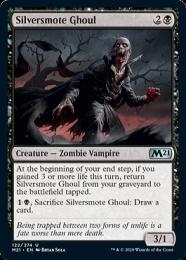 【M21】【ENG】【Foil】《銀打ちのグール/Silversmote Ghoul》