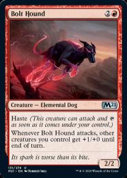 【M21】【ENG】【Foil】《雷光の猟犬/Bolt Hound》