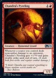 【M21】【ENG】【Foil】《チャンドラの紅蓮獣/Chandra's Pyreling》