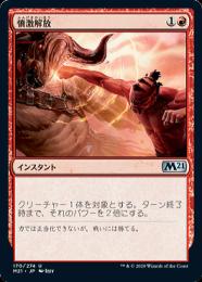 【M21】【JPN】【Foil】《憤激解放/Unleash Fury》