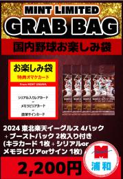 【国内野球お楽しみ袋】2024 BBM 東北楽天ゴールデンイーグルス 4パック + ブーストパック1個 (2枚入)