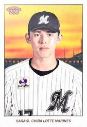 2024 TOPPS NPB 千葉ロッテ 佐々木朗希 カード ミントモール / MINT BASE店 (TCシングル通販) / 2024 TOPPS 206