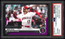2021 Topps Now #PCA1 Shohei Ohtani Players Choice Awards Purple【24/25】【PSA GEM MT 10】 Los Angeles Angels