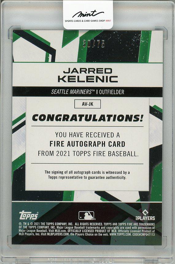 ミントモール / MINT 梅田店 / 2021 TOPPS Fire Jarred Kelenic Autograph (RC) 30/75