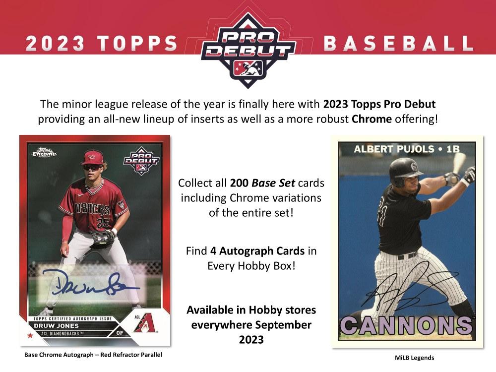 ミントモール / MINT-WEB店 / MLB 2023 TOPPS PRO DEBUT HOBBY