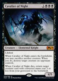 【M20】【ENG】【Foil】《夜の騎兵/Cavalier of Night》