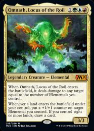 【M20】【ENG】【Foil】《乱動の座、オムナス/Omnath, Locus of the Roil》