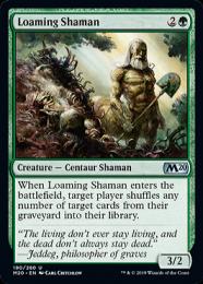 【M20】【ENG】【Foil】《土覆いのシャーマン/Loaming Shaman》