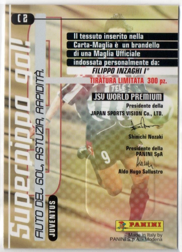 ミントモール / MINT 吉祥寺店 / 2001 PANINI CALCIO CARDS PREMIUM