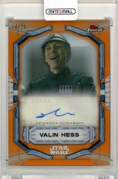 2021 Topps Star Wars Masterwork Valin Hess(Richard Brake) 直筆サインカード【14/25】