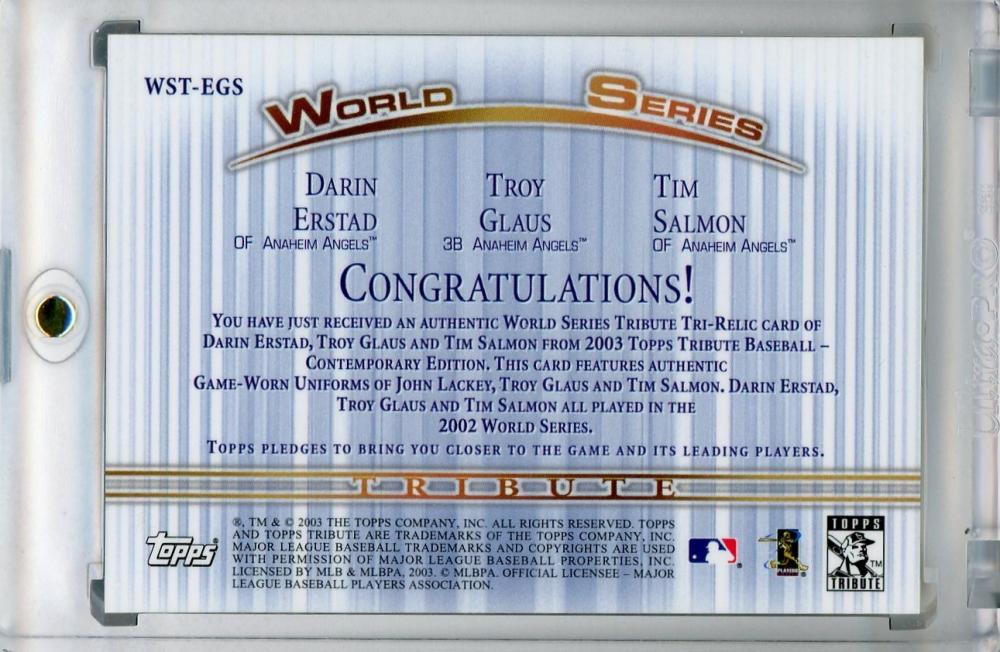 ミントモール / MINT 浦和店 / 2003 Topps Tribute Los Angeles Angels Darin Erstad