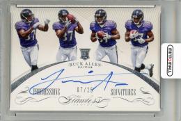 2015 PANINI FLAWLESS BUCK ALLEN ROOKIE ON CARD AUTO【7/25】 Ravens