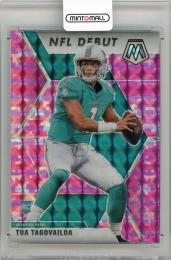2020 Panini Mosaic Tua Tagovailoa Pink Camo Rookie Dolphins