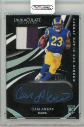 2020 Immaculate Cam Akers Rookie Patch Auto【7/10】 LA Rams