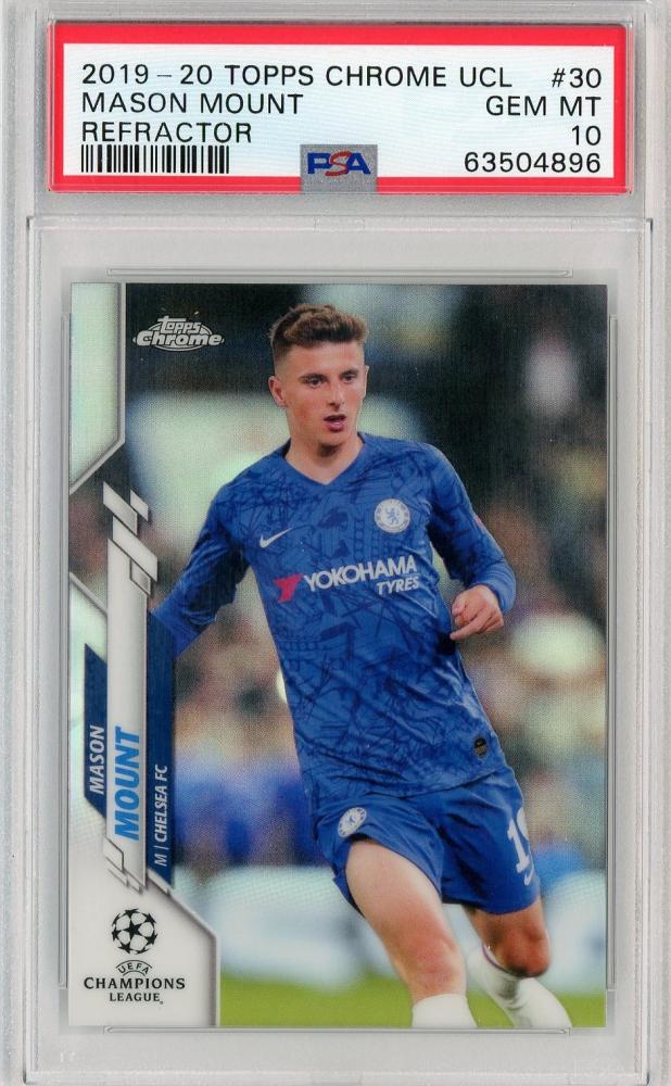 メイソン・マウント　topps chrome 2019-20 RCパラレルカード メイソン・マウント topps chrome 2019-20 RCパラレルカード