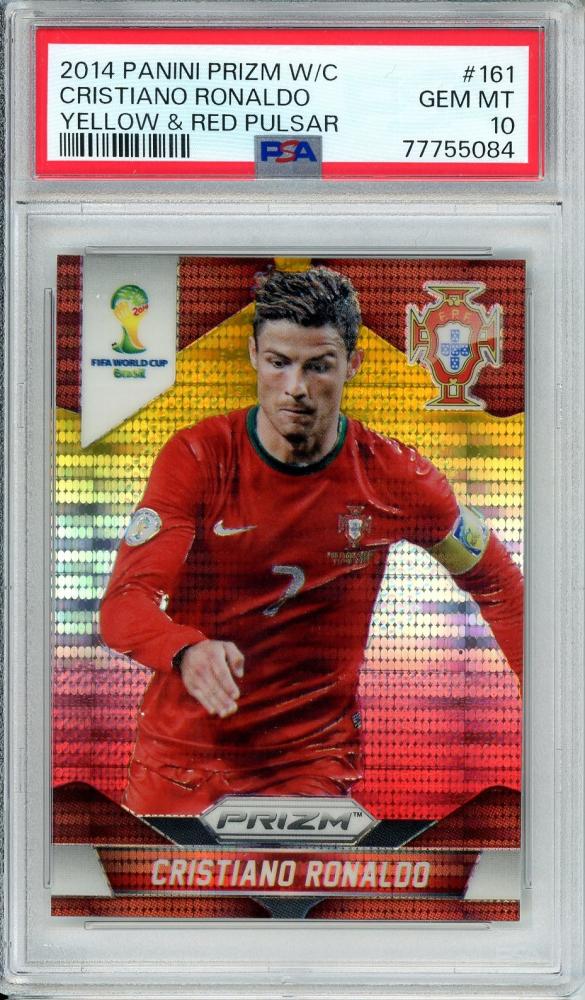 2014 Panini Prizm クリスティアーノ ロナウド PSA10