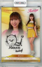 2024 BBM チアリーダーカード DANCING HEROINE Mami 直筆サインカード【31/90】 Honeys