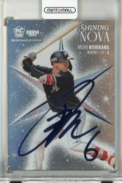 BBM 千葉ロッテマリーンズ西川史礁選手初安打記念直筆サイン入りフォト