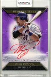2019 Topps Diamond Icons Mike Piazza #RI-MP Red Ink Autographs Purple【10/10】《ラストナンバー!》 Mets