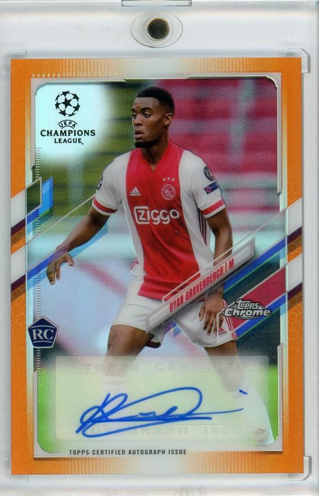 日本初の Topps Chrome PSG セルヒオ ラモス 直筆サインカード Auto