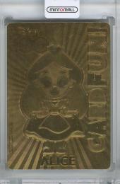 2023 CARD.FUN DISNEY 100 JOYFUL  Alice Photolithography Golden #D100GP73 076/100