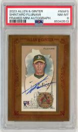 2023 TOPPS ALLEN & GINTER SHINTARO FUJINAMI AUTOGRAPH CARD 【PSA8】 OAKLAND ATHLETICS