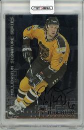 1999 IN THE GAME Millennium Signature Series  Joe Thornton Autograph