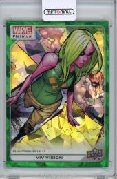 2023 Upper Deck Marvel Platinum Viv Vision Green Crackle【41/99】