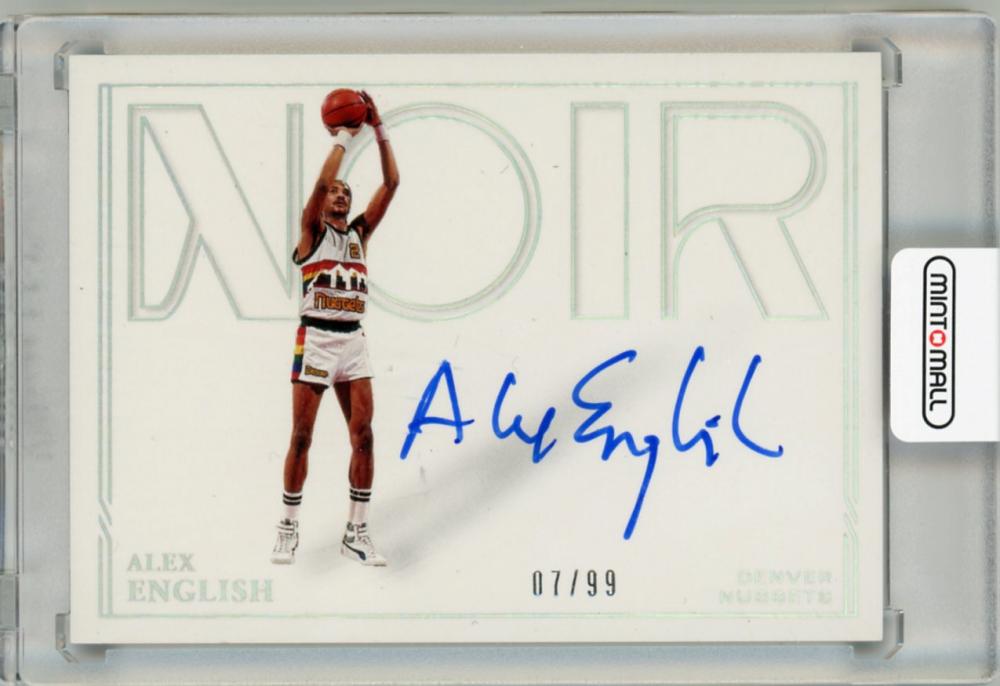 ミントモール / MINT 渋谷店 / 2021 PANINI NOIR Alex English Autograph Card 07/99