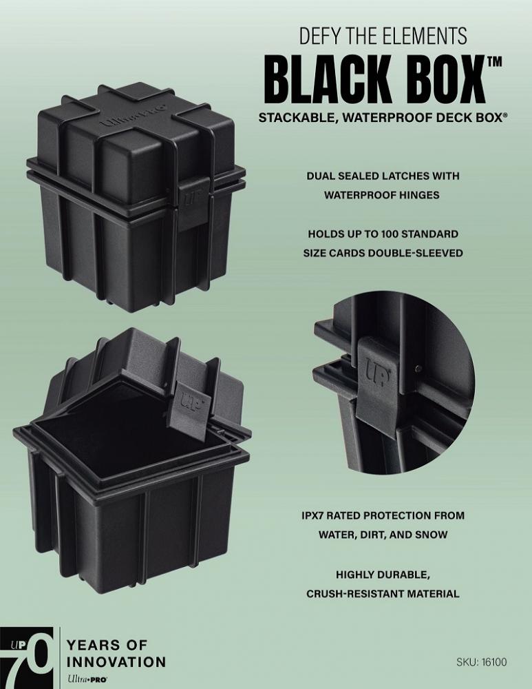 ミントモール Mint Web店 予約 Ultra Pro Black Box デッキボックス