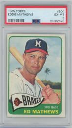 ミントモール / MINT 横浜店 / 1965 TOPPS #500 / EDDIE MATHEWS 