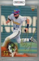 1999 BBM イチロー 金プリントサイン版 オリックス・ブルーウェーブ