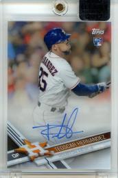 2017 TOPPS Clearly Authentic Teoscar Hernandez Autographs #CAAUTH Houston Astros