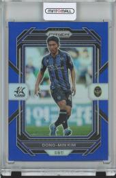 2023 Panini Prizm K.League Soccer  Dong-Min Kim Base Blue Parallels #76 13/99