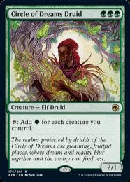 【AFR】【ENG】【Foil】《夢の円環のドルイド/Circle of Dreams Druid》