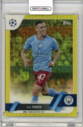 2023 Topps UEFA Champions League Soccer Phil Foden Mojo Refracter Yellow【079/150】 Manchester City