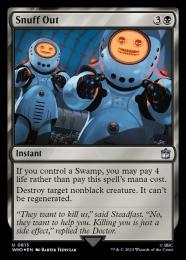 MTG　foil日本語　殺し　snuff out FOIL Snuff Out P 0001 Japan Exclusive Comic Vol. 15 Promo