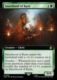 【WHO】【ENG】【Foil】《カーンのシスターフッド/Sisterhood of Karn》 拡張アート版