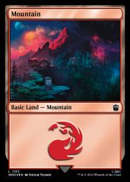 MTG 山 ジャッジ foil Foil】□フルアート□《山/Mountain》(Illus.Jorge Jacinto