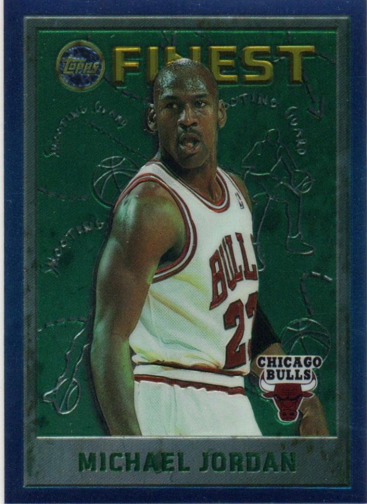 topps finest michael jordan